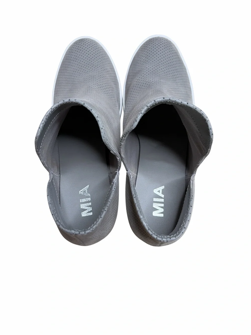 Mia Grey Wedge Sneaker Size 8.5